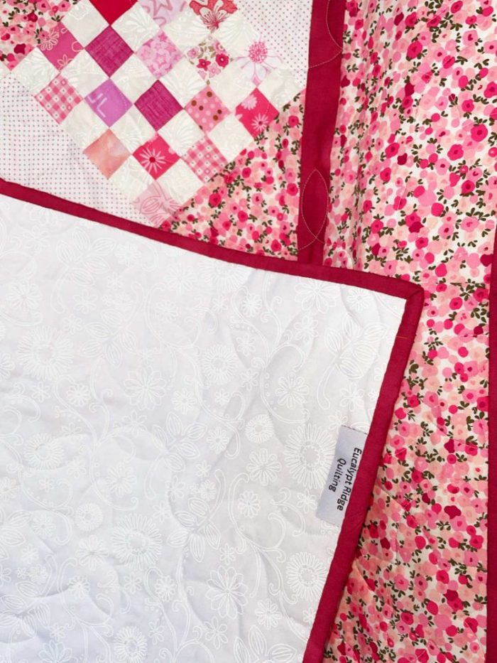 Pink Checkerboard Quilt - Image 9