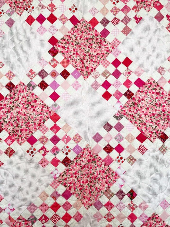 Pink Checkerboard Quilt - Image 8