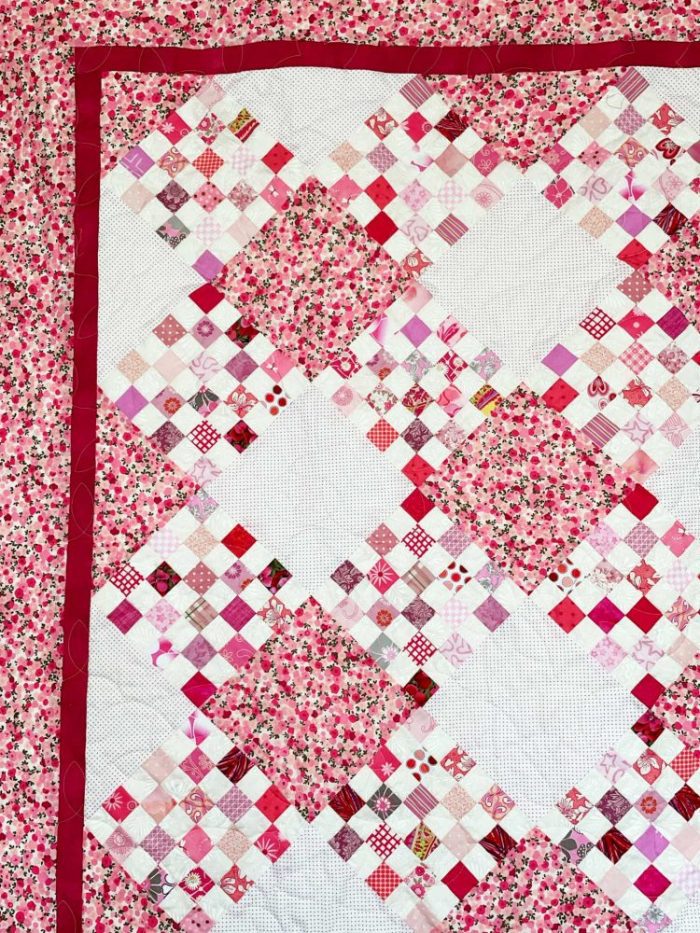 Pink Checkerboard Quilt - Image 3